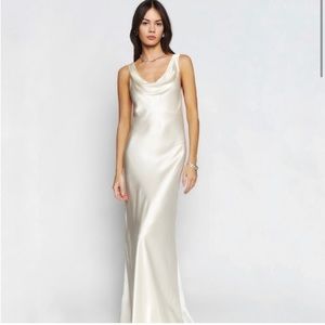 Reformation Annabelle silk dress